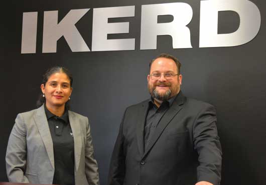 Founding principals of  IKERD Consulting, LLC, Will Ikerd, right, and Brenda Herrera Ikerd lead the firm’s national practice in serving industrial, civil and building industries with clients that include designers, builders, trade partners, owners and their attorneys. 